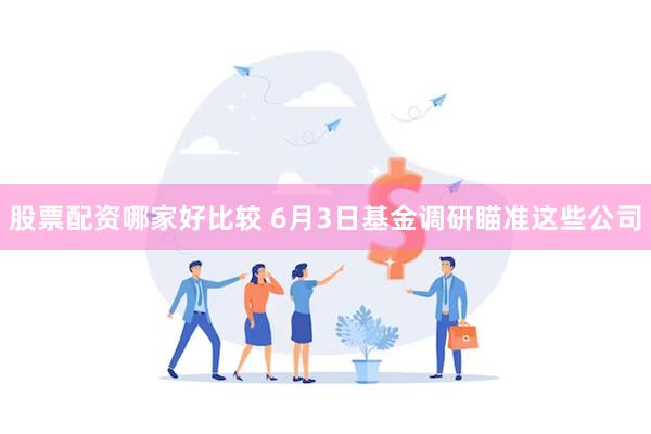 股票配资哪家好比较 6月3日基金调研瞄准这些公司